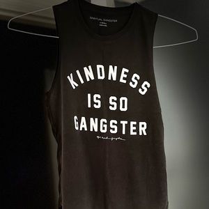 Spiritual Gangster cropped tees- X-Small in gray